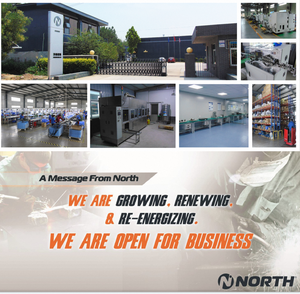 Mig kaynağı için kuzey takviyeli eyer kevlar dikiş eldiven - Product Image 6