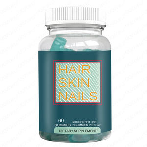 Vente en gros de bonbons pour cheveux avec multivitamines et biotine au collagène pour blanchir et soigner la peau, les cheveux et les ongles OEM - Product Image 1