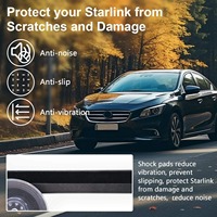 Support de fixation Starlink Mini en ABS et métal, réglable, à 4 ventouses, antichoc, pour voiture, kit de fixation robuste pour fenêtre de camping-car, OEM ODM