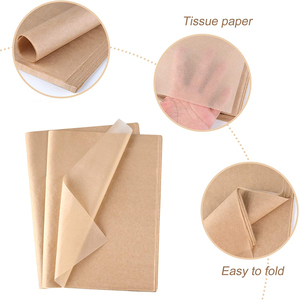 Kraft Tissue <strong>Paper</strong> Bulk Brown Wrapping <strong>Paper</strong> <strong>Art</strong> <strong>Paper</strong> Crafts for DIY Project Birthday Holiday Crafts Decor - Product Image 5