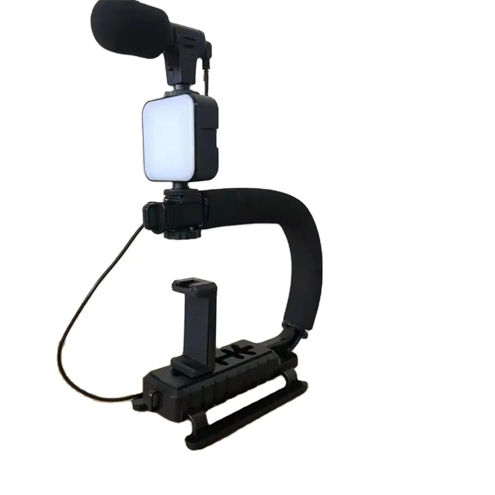 Digital SLR Camera Video Stand Shooting Stabilization, Camera Stand Detachable Handle Compatible with GoPro Sony DV for iPhone