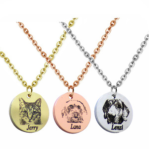 Regali Personalizzati per Amanti degli Animali, Gioielli Personalizzati con Animali, Collana per Cani, <span class=keywords><strong>Regalo</strong></span> per la Festa della <span class=keywords><strong>Mamma</strong></span> per Nonna da Figlia - Product Image 1
