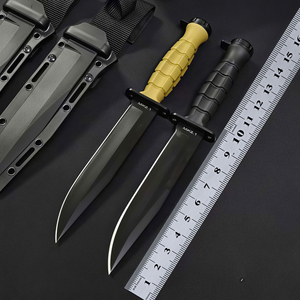 มีด ER MK2.1 แบบปรับแต่งได้ มีด战术คุณภาพสูง ใบมีดเหล็กกล้าไร้สนิมแบบตายตัว ด้ามจับ G10 DIY OEM ปลอกมีดยางสำหรับมีด - Product Image 6