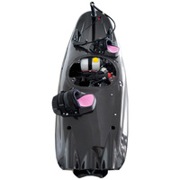 BONCN BC-YD01005 Sac de planche de surf à moteur à réaction en fibre de carbone avec ailerons, batterie 12V – Étanche, portable, durable, haute résistance pour utilisation en mer
