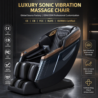 Silla de Masaje de Gravedad Cero L39PRO-YB con Vibración Sónica, Pantalla Táctil Bluetooth, Silla de Masaje Robótica para Venta en Centros Comerciales, OEM al por Mayor