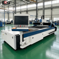 Machine de découpe de tubes industrielle NJBOST 1-6kW, découpeuse laser à fibre CNC, machine de découpe de métal Cypcut Hiwin Yaskawa 3000x1500mm