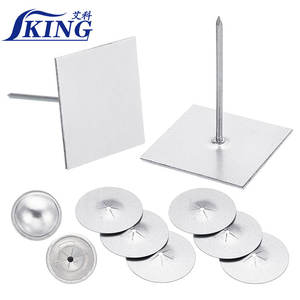 IKING Gancio Adesivo 50 <span class=keywords><strong>x</strong></span> 50 mm con Base 12GA, Gancio Autoadesivo per Isolamento, Produttore di Ganci per Isolamento - Product Image 3