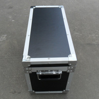 Flight Case en aluminium 540X245X325mm avec câble de séparation interne Flight Case avec mousse Insert Rack Case for Device Protection