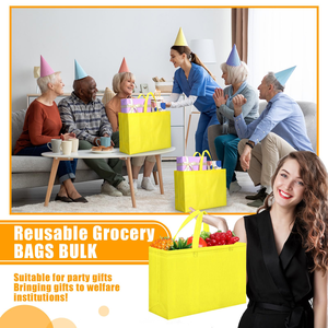 Factory Non Woven <b>Reusable</b> Grocery <b>Bag</b> Bulk Wholesale Custom Printed Logo Heavy Duty Large Shopping Tote <b>Bag</b> - Product Image 2