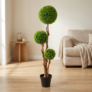 Arbre Topiaire Artificiel Haut de Gamme en Pot, Buis Sphérique, <span class=keywords><strong>Plante</strong></span> Artificielle Verte pour Décoration Intérieure et Extérieure, Aménagement Paysager et Jardin - Product Image 1