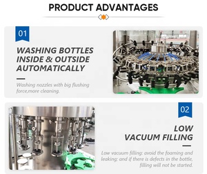 Tự Động Đóng Chai Vodka/Rượu Whiskey Bia Monoblock Làm Đầy Và Đóng Nắp Máy Cho Rượu Uống Làm Đầy Dòng Máy - Product Image 3