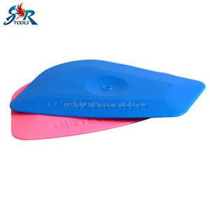 Raclette souple rouge et bleue, grattoir <span class=keywords><strong>de</strong></span> <span class=keywords><strong>contour</strong></span>, outils multifonctionnels pour l'application <span class=keywords><strong>de</strong></span> film pour fenêtres et <span class=keywords><strong>de</strong></span> <span class=keywords><strong>vinyle</strong></span> - Product Image 5