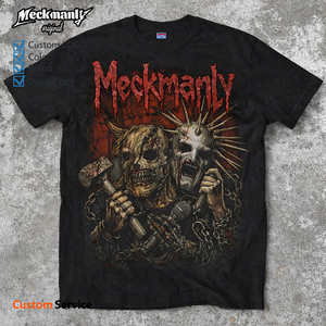 T-shirt pour homme personnalisé de haute qualité avec personnalisation de motifs de grande taille et taille élargie - Product Image 3