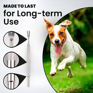 Edelstahl Zeckenentferner-Set mit 3 Teilen für Haustiere und Menschen, Twister-Pinzette, Entferner mit Metallgehäuse - Product Image 4