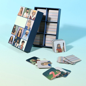 Cartes de jeu de poker personnalisées de luxe Hicreate avec impression d'affirmations, papier de haute qualité avec boîte magnétique - Product Image 1