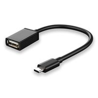 Cable Adaptador OTG USB 2.0 Tipo-C Macho a Hembra con Conductor de Cobre Puro y Revestimiento de PVC para Teléfono Móvil y Computadora