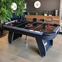 Table de hockey sur air électrique commerciale en vente chaude, système de pointage électronique audio, table de pointage numérique de 6 pieds pour club