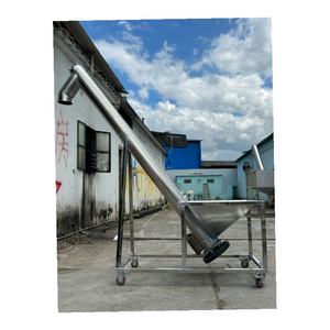 Kuru toz tuz gıda vidalı konveyör için otomatik eğim 304/316 burgu besleyici paslanmaz çelik üretim tesisi dağıtıcı - Product Image 4