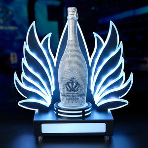 Led <strong>Bottle</strong> Service <strong>Presenter</strong> Luminous Champagne Alcohol Holder Glorifier <strong>Bottle</strong> Display <strong>Presenter</strong> Barware Supplier For Nightclub - Product Image 3