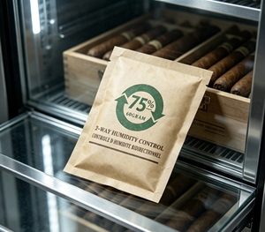 Accesorios de Almacenamiento Multiusos, Estabilizador de Humedad Bidireccional al 62% de Humedad Relativa para la Conservación de Hierbas y Tabaco, Paquete de Humectación para Cigarros - Product Image 1