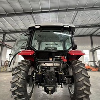 Tracteur à roues multifonctionnel hydraulique LYNZ1204 avec motoculteur rotatif et chargeur frontal, norme d'émission Euro 5