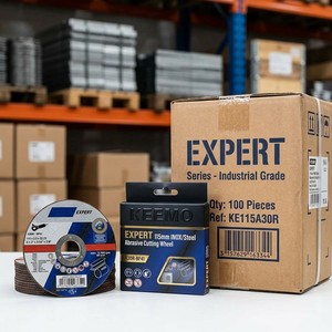 Disque de coupe KEEMO 115 mm, disque abrasif 2,5 mm, métal, fer, acier inoxydable, meuleuse d'angle, fourniture en gros professionnelle d'usine - Product Image 1