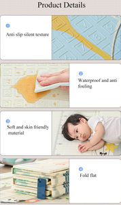 Precio de fábrica, no tóxico, <span class=keywords><strong>plegable</strong></span>, XPE, juego para bebés, alfombrillas para gatear, alfombrilla para juegos de bebés, <span class=keywords><strong>alfombra</strong></span> para niños - Product Image 4