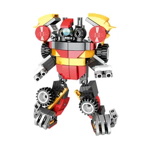 Groothandel Aanpassen Kinderen Moc 4 In 1 Transformeren Robot Auto Model Educatieve Bouwstenen Set Juguetes Hot Toys