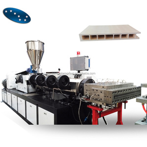 Pannello porta in plastica in Pvc <span class=keywords><strong>Wpc</strong></span> pannello porta profilo telaio porta linea macchina estrusione - Product Image 5