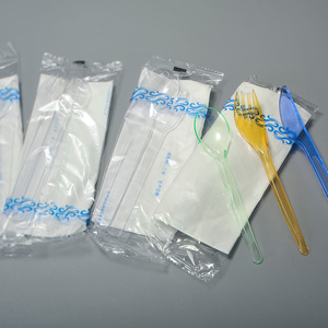 Máy đóng gói tự động bộ dao dĩa muỗng khăn ăn 4 món dùng một lần, dễ vận hành - Product Image 5