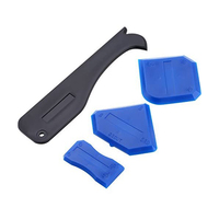SOLUDE - Juego de 5 Espátulas de Plástico para Pegamento de Vidrio, Herramienta de Costura para Belleza, Importación Transfronteriza