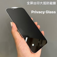 Verre Trempé Anti-Espion Confidentialité 2.5D 9H pour iPhone 15 Pro Max Xr 11 12 14 Plus 13 Mini Xs – Protecteur d'Écran Téléphone