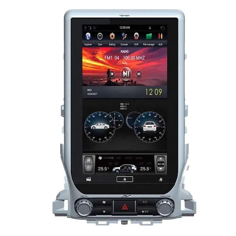 Maictop Pemutar DVD + GPS, untuk Land Cruiser FJ200 2016