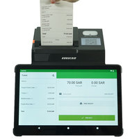 Terminal POS Android de 11 Pulgadas con Impresora Térmica de 80 mm Compatible con la Aplicación Loyverse POS para Comercio Minorista y Restaurantes