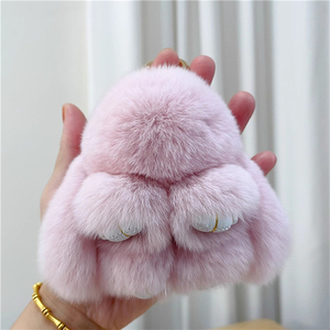 Muñeco de conejo de 14 cm, suave y lindo, de piel auténtica - Product Image 6