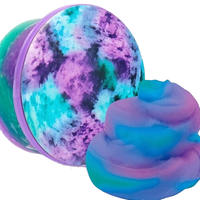 Pâte à modeler Slime Cloud, couleurs violet, turquoise, bleu, parfum framboise, 12 couleurs, pour fêtes d'enfants, 2-4 ans, packs composés