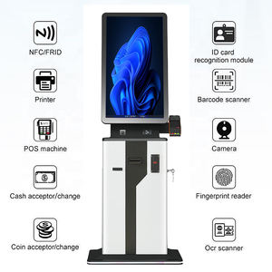 Kiosque d'impression A4 en libre-service, écran tactile, lecteur de codes-barres, distributeur de monnaie, distributeur de cartes, machine de <span class=keywords><strong>paiement</strong></span> pour la sortie des hôtels - Product Image 2
