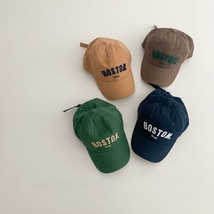 Gorra de Béisbol Retro Vintage Ajustable para Bebé, de Alta Calidad, con Logotipo de Letras, Lona Teñida Lavada, Estilo Deportivo Común, Venta al por Mayor - Product Image 5