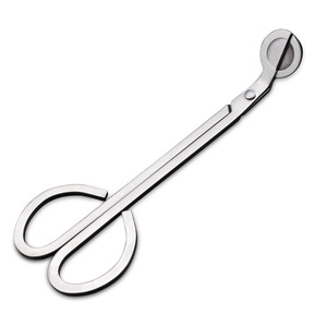 Stainless Steel Candle Scissors S Shape Wick Trimmer For Aromatherapy Candle Repair Easy To Use Non Toxic Silver - Product Image 2