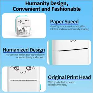 Factory OEM ODM Custom Logo Kids Thermal <b>Printer</b> Cartoon Mini Pocket <b>Printer</b> For Educational Toy Wholesale - Product Image 3