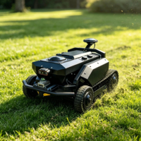 Tondeuse robot 4x4 XM45017, évitement d'obstacles par LiDAR RTK, coupe de 45 cm, braquage zéro, autonomie de 2,5 h, recharge automatique, tondeuse électrique IP54