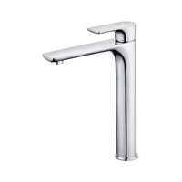 Robinet de salle de bain pas cher rond argent or noir laiton robinet mitigeur de lavabo
