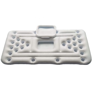 Bể Bơi Bàn Bia Bơm Hơi Hàng Nổi Với 28 Cốc Lỗ Phao Ghế Dài Cho Bữa Tiệc Người Lớn - Product Image 2