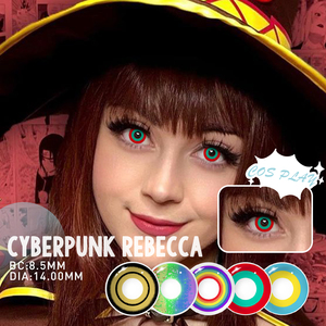 Lalens <span class=keywords><strong>Lentes</strong></span> <span class=keywords><strong>de</strong></span> <span class=keywords><strong>Contacto</strong></span> <span class=keywords><strong>de</strong></span> Color para Cosplay <span class=keywords><strong>de</strong></span> Anime, Accesorios para Miopía, Desechables Semestrales, Elegantes, Venta al por Mayor, con Prescripción - Product Image 2