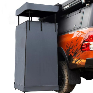 Miễn Phí Tùy Chỉnh Có Thể Thu Vào Xe Roof Top Popup Nhà Vệ Sinh Lều L-Hình Dạng Xe Bên Phòng Tắm Thực Tế Mái Hiên Tắm Lều - Product Image 1