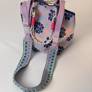 תיק סרוגים נישה דלי תיק נשיאה חד-כתף ארוג מזדמנים - Product Image 2