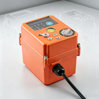 PM-10K Aktuator Listrik Mini On-Off 100Nm Aktuator Katup Putar Seperempat Kontrol Kontak Kering