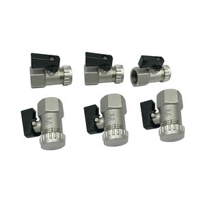 1/4 mâle femelle OEM ODM Standard usine chinoise eau laiton Mini vanne de vidange à bille - Product Image 6