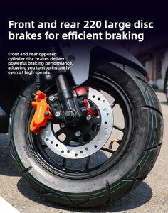 עיצוב חדש מהמפעל ZHUOYANWEI -jianchihu2 קטנוע אופנוע בנזין ללא מברשות 150CC עם מהירות מקסימלית של >80 קמ'/שעה לסיטונאות - Product Image 3