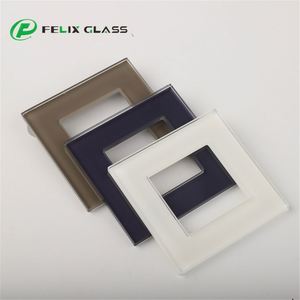Customized Switch Tempered Glass with Silk Screen Printing for Smart Wall <b>Socket</b> - Product Image 2